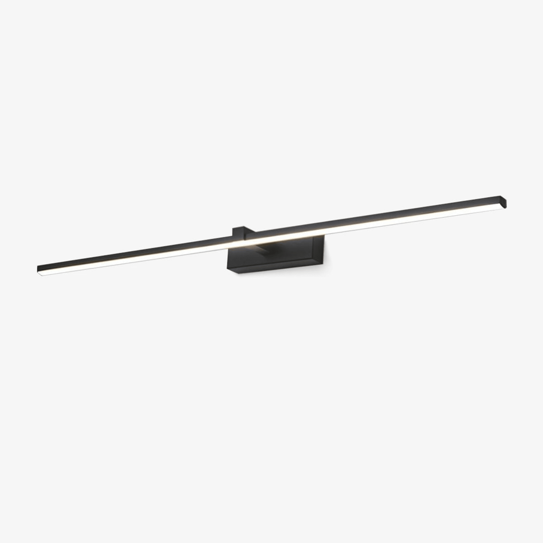 Modern Matte Iron Linear Wall Sconce | Integrated LED with Tri-Colour Light for Hallway 1