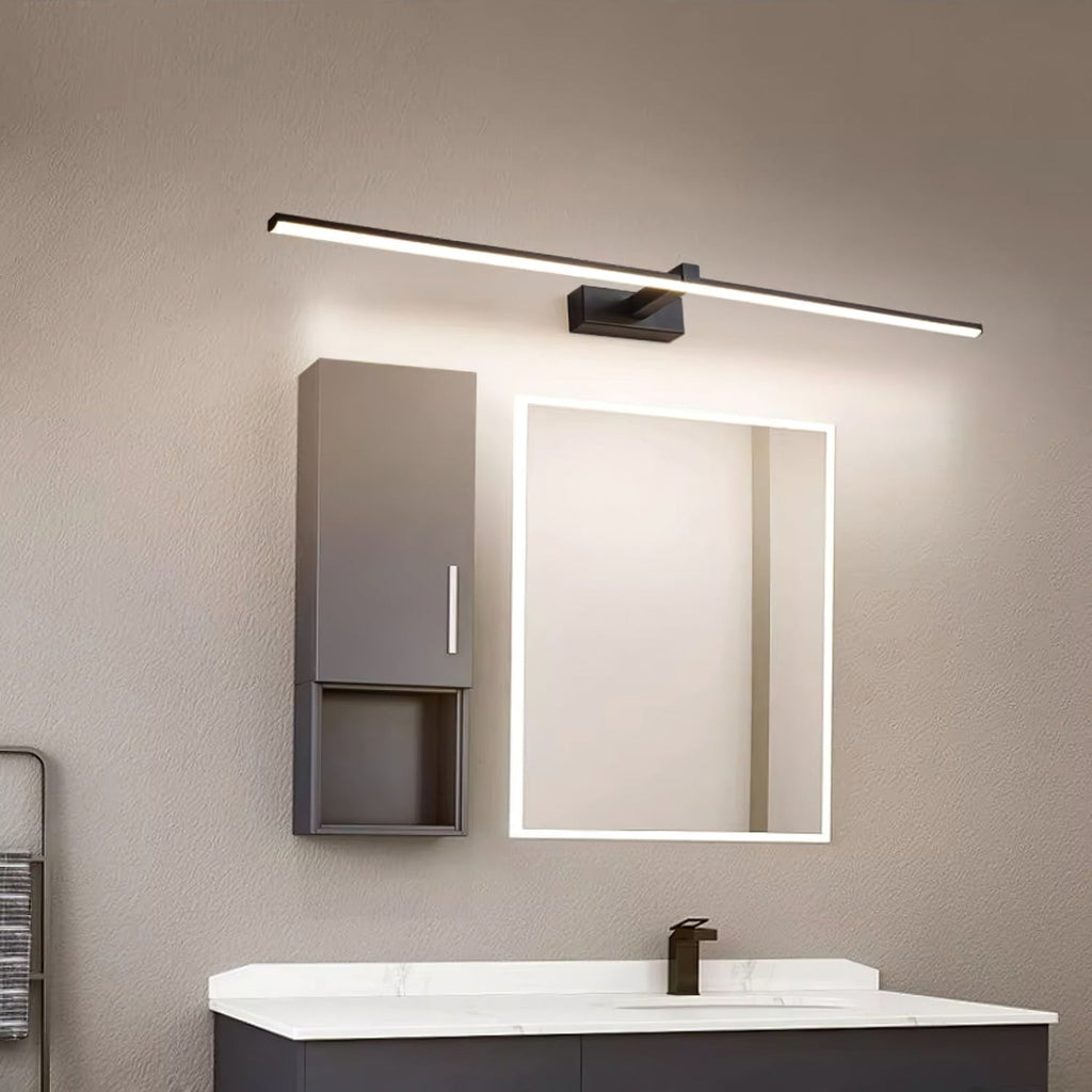 Modern Matte Iron Linear Wall Sconce | Integrated LED with Tri-Colour Light for Hallway 5