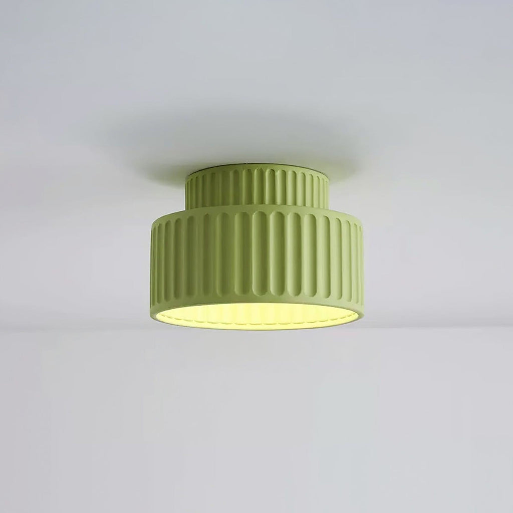 Modern Matte Resin Semi-Flush Ceiling Light | Three Colour Modes for Living Room Bedroom 10