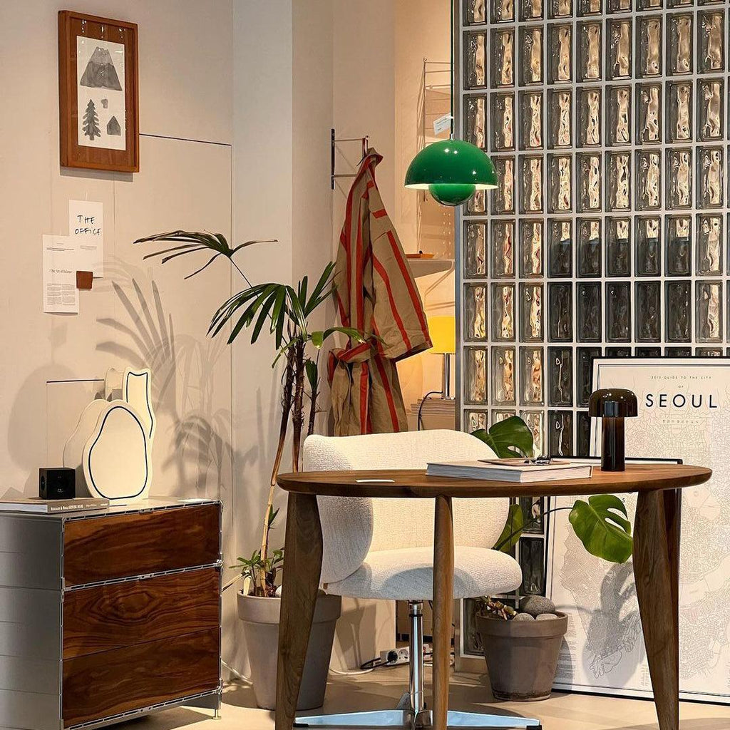 Modern Metal Dome Shade Pendant Light with Floating Globe Diffuser | Hardwired E26/E27 Bulb Compatible for Dining Room 4