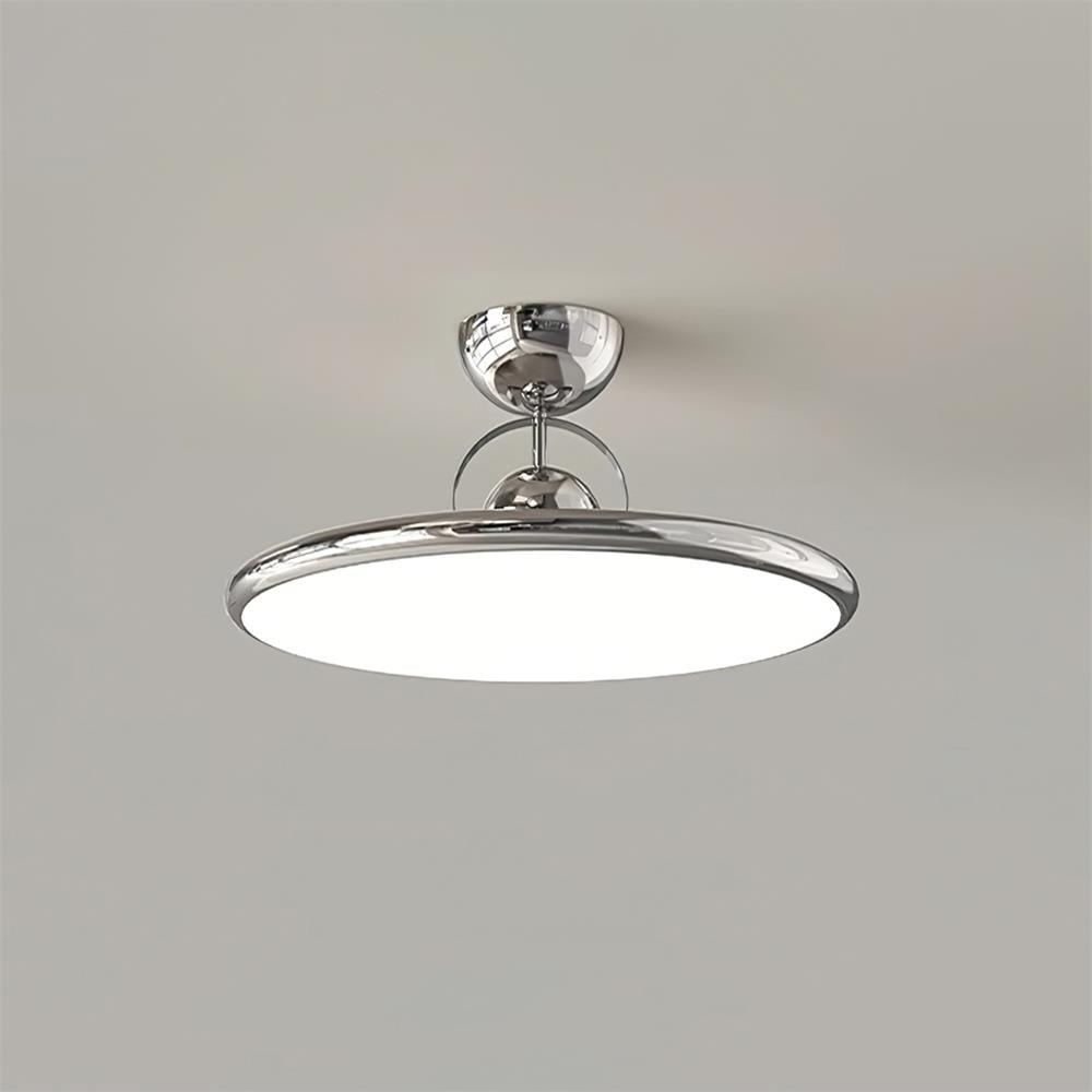 Modern Metal and Acrylic Ceiling Light | Integrated LED Floating Disc for Living Room 10