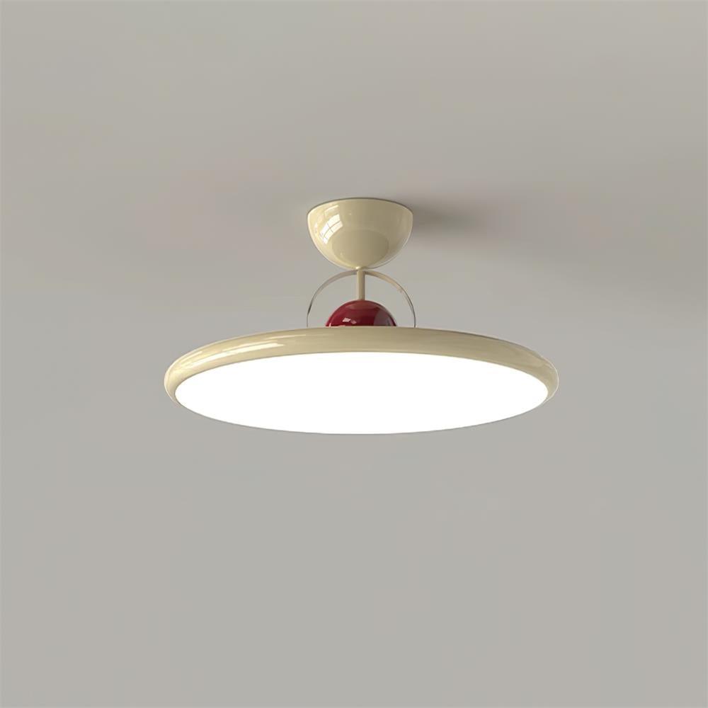Modern Metal and Acrylic Ceiling Light | Integrated LED Floating Disc for Living Room 9