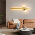 Modern Metal and Acrylic LED Wall Sconce | Up and Down Glow Light for Living Room 0