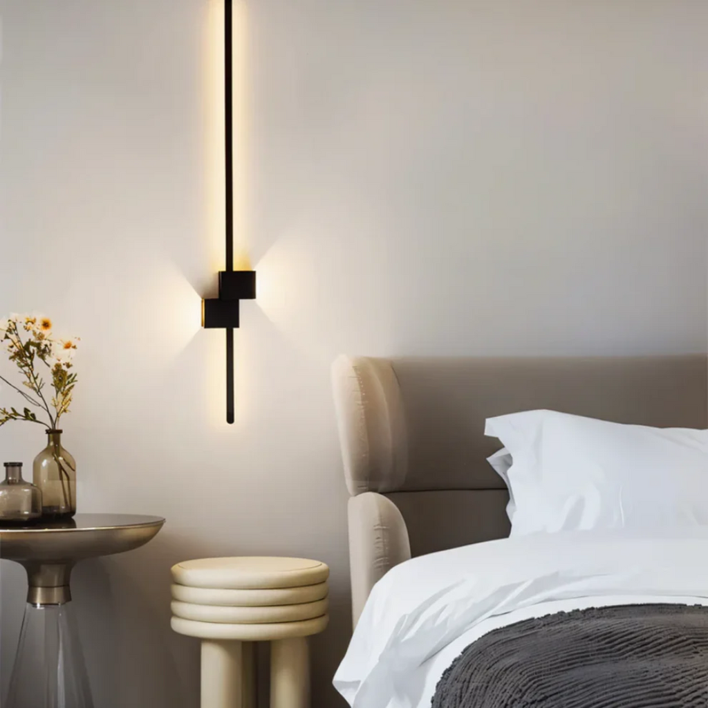 Modern Metal and Acrylic LED Wall Sconce | Up and Down Glow Light for Living Room 3