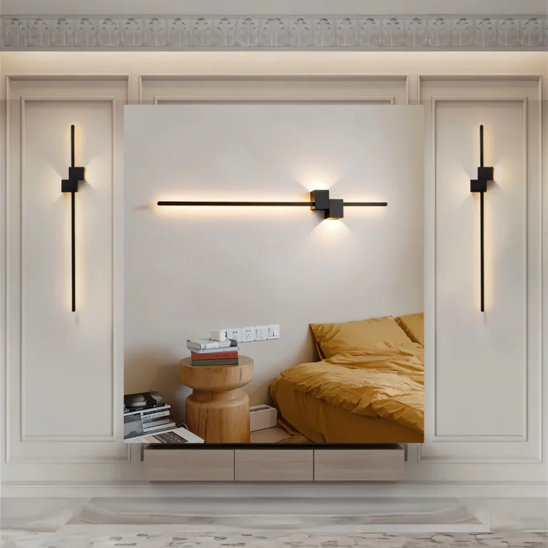 Modern Metal and Acrylic LED Wall Sconce | Up and Down Glow Light for Living Room 5