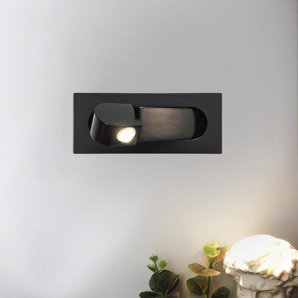 Modern Metallic Aluminium Wall Sconce | Hardwired Multi-Colour Light for Bedroom and Living Room 0