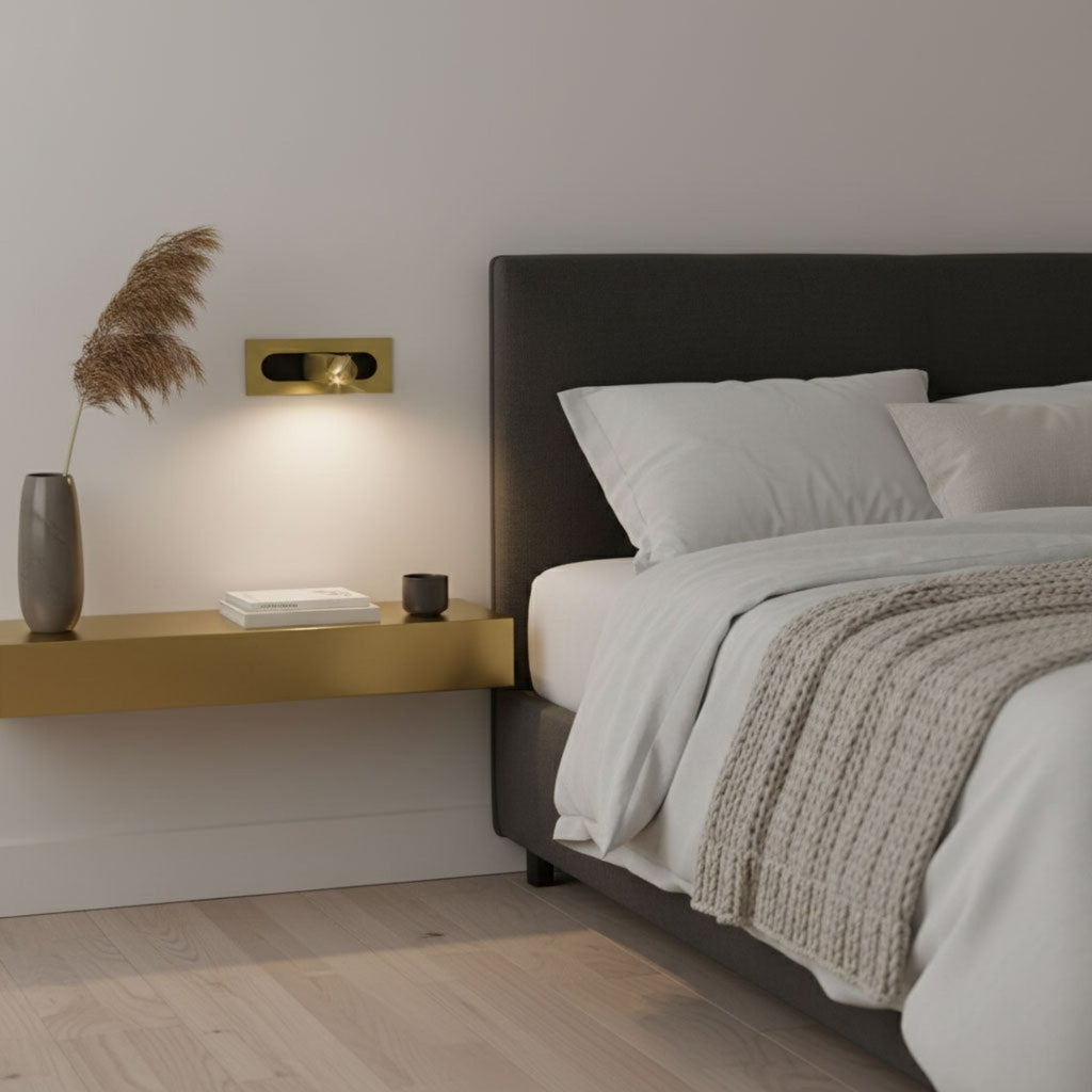 Modern Metallic Aluminium Wall Sconce | Hardwired Multi-Colour Light for Bedroom and Living Room 7