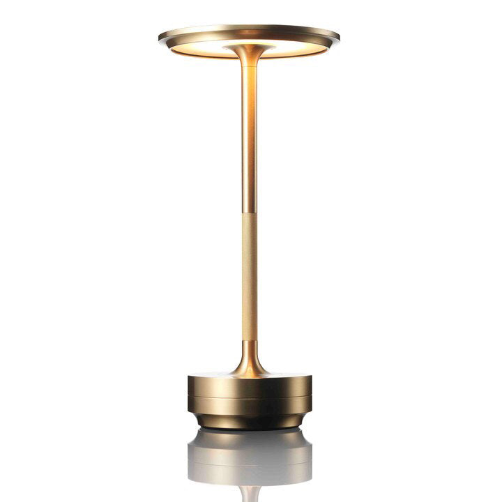 Modern Metallic Cordless Table Lamp | Dimmable LED with Adjustable Colour Temperature for Living Room 0