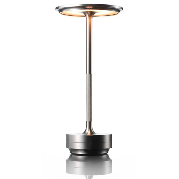 Modern Metallic Cordless Table Lamp | Dimmable LED with Adjustable Colour Temperature for Living Room 10