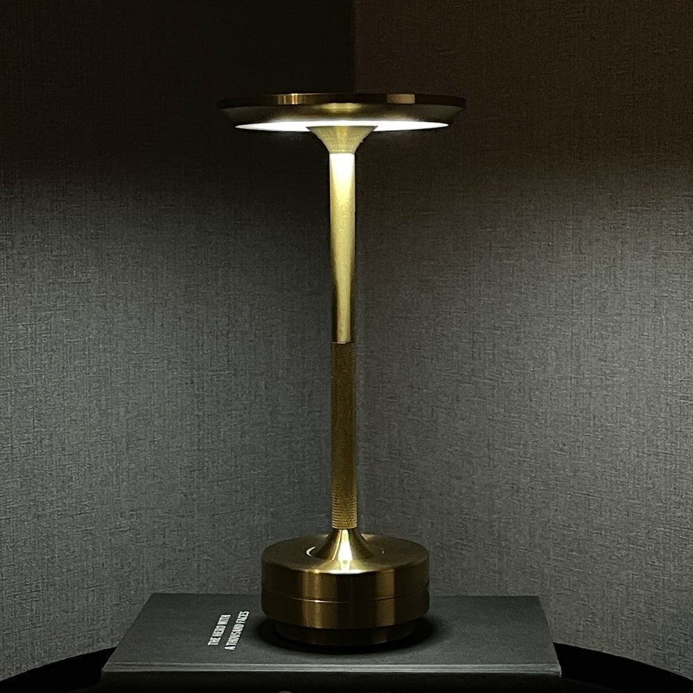 Modern Metallic Cordless Table Lamp | Dimmable LED with Adjustable Colour Temperature for Living Room 2