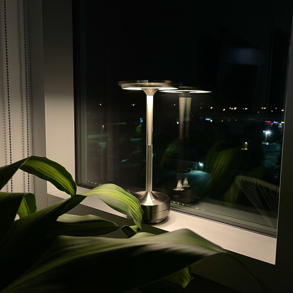 Modern Metallic Cordless Table Lamp | Dimmable LED with Adjustable Colour Temperature for Living Room 5