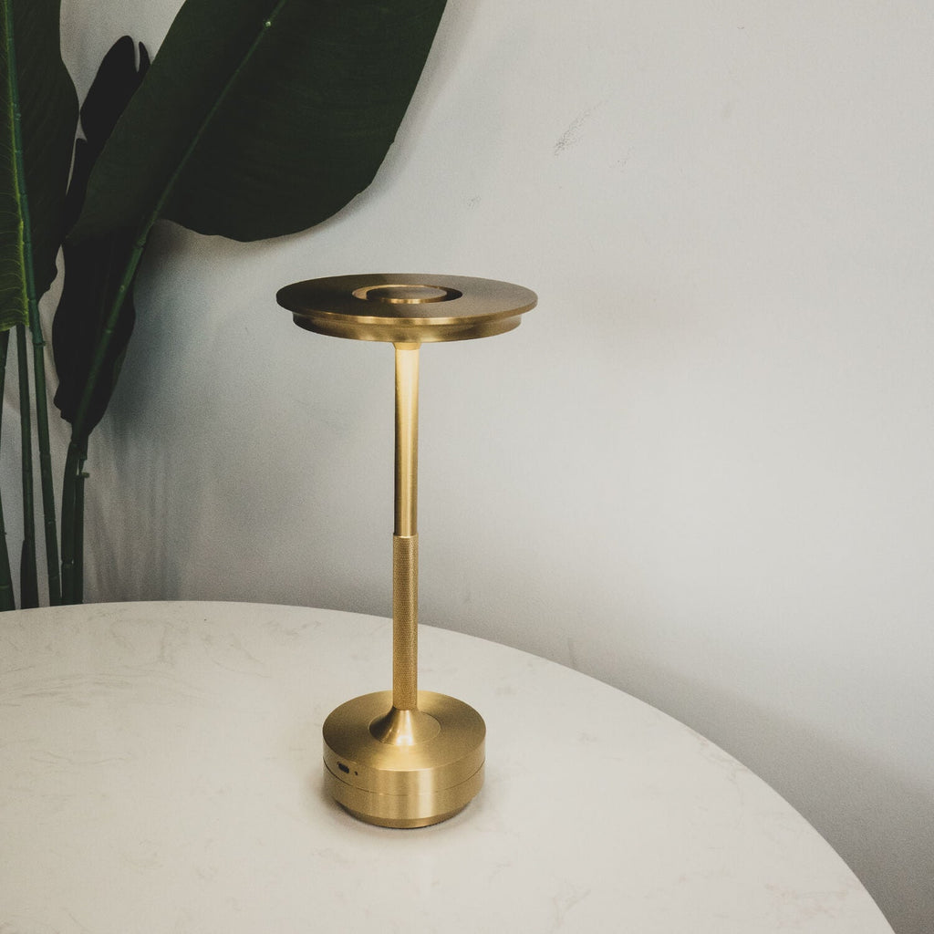 Modern Metallic Cordless Table Lamp | Dimmable LED with Adjustable Colour Temperature for Living Room 6