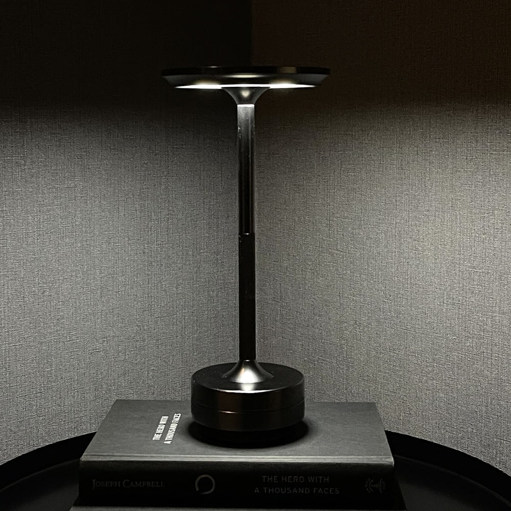 Modern Metallic Cordless Table Lamp | Dimmable LED with Adjustable Colour Temperature for Living Room 8