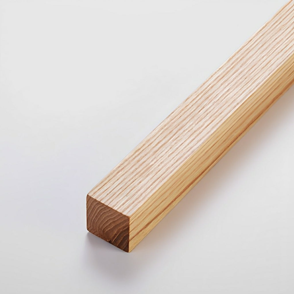 Modern Natural Wood LED Floor Lamp | Stepless Dimming Plug-In Light for Living Room 5