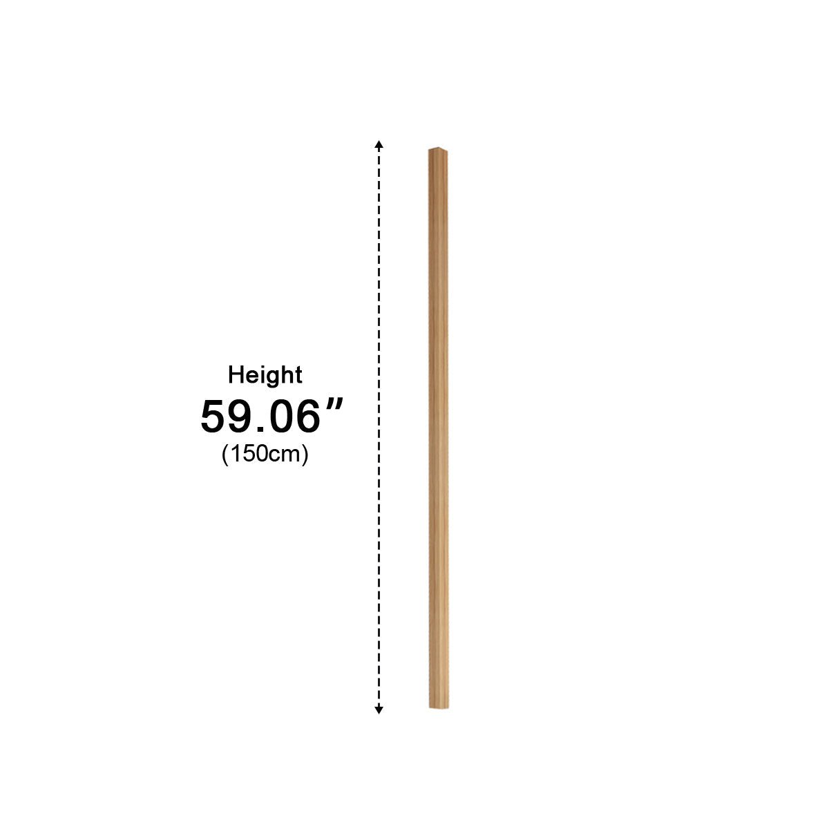 Modern Natural Wood LED Floor Lamp | Stepless Dimming Plug-In Light for Living Room 6