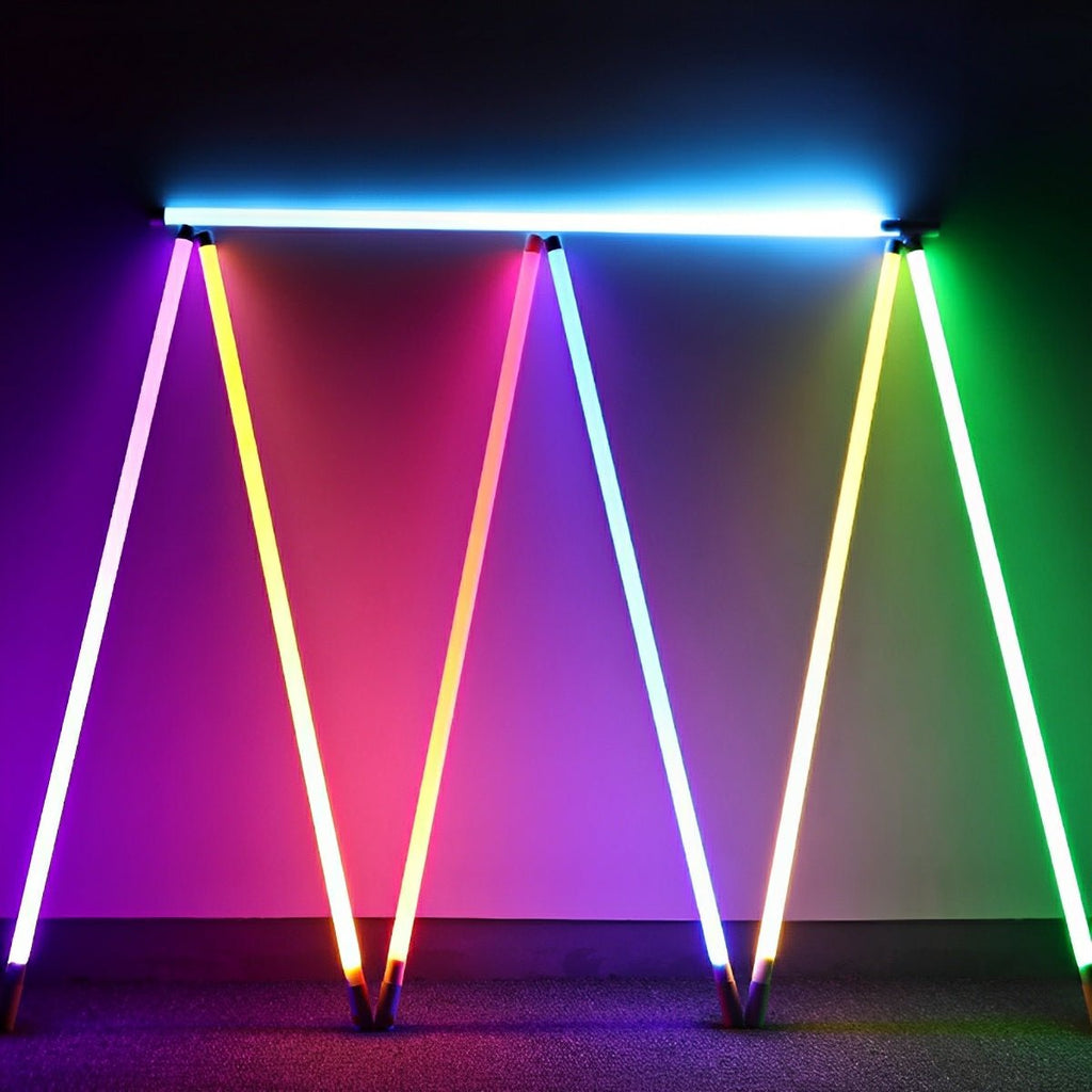 Modern PC LED Handheld Tube Light Stick | Rechargeable RGB Ambient Light for Living Room 0