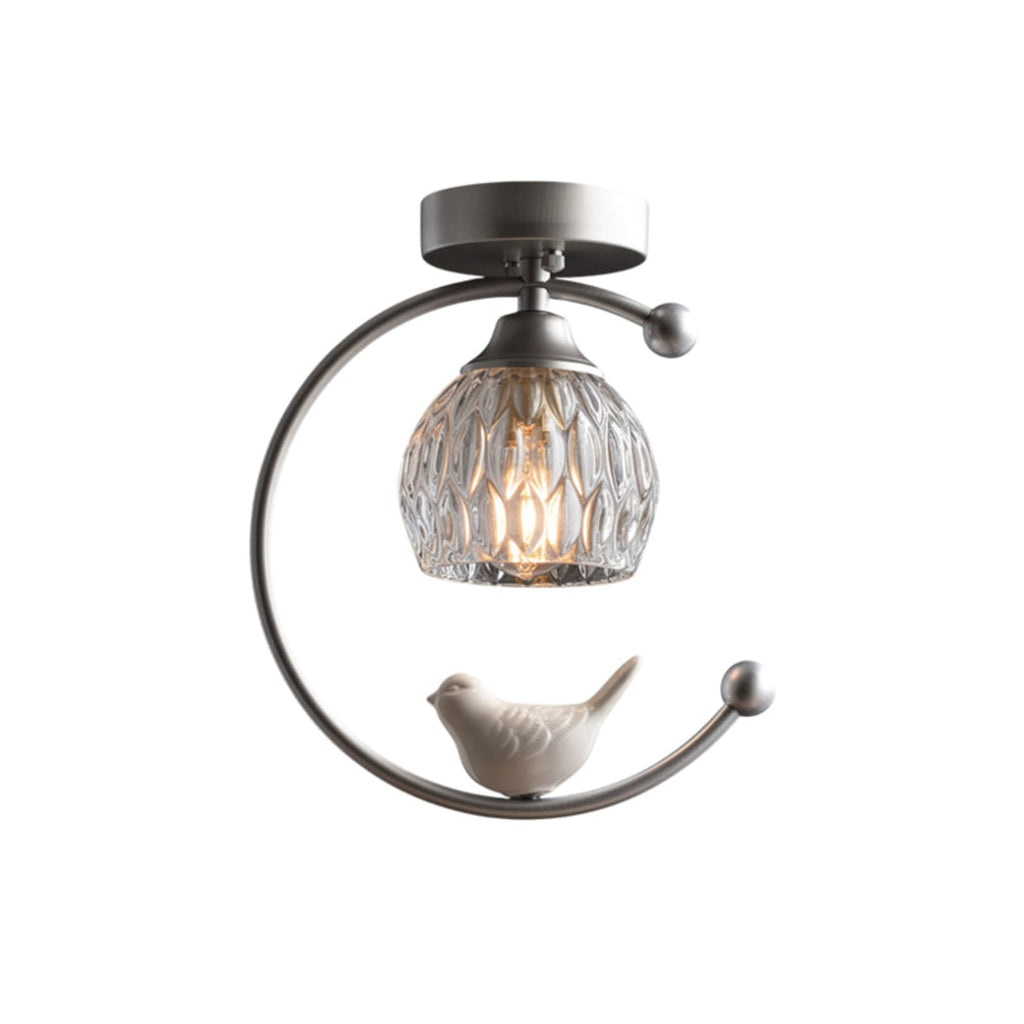 Modern Satin Brass Flush Mount Ceiling Light | Compact 23cm Fixture for Living Room 10