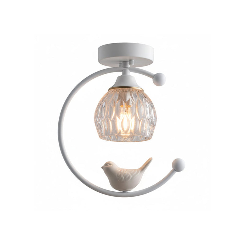 Modern Satin Brass Flush Mount Ceiling Light | Compact 23cm Fixture for Living Room 9