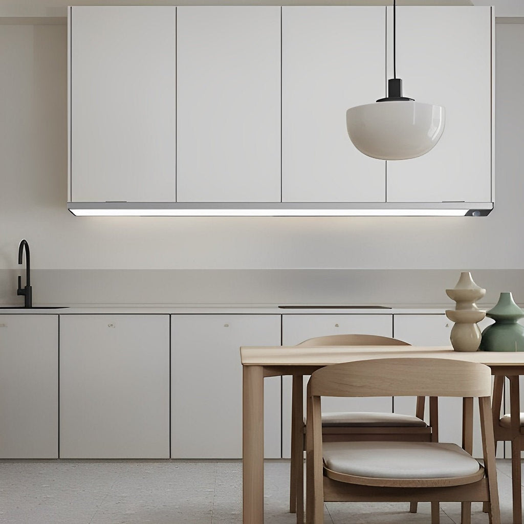 Modern Silver and Black Wireless Under Cabinet Lighting | Motion Sensor LED Light for Wardrobe 4
