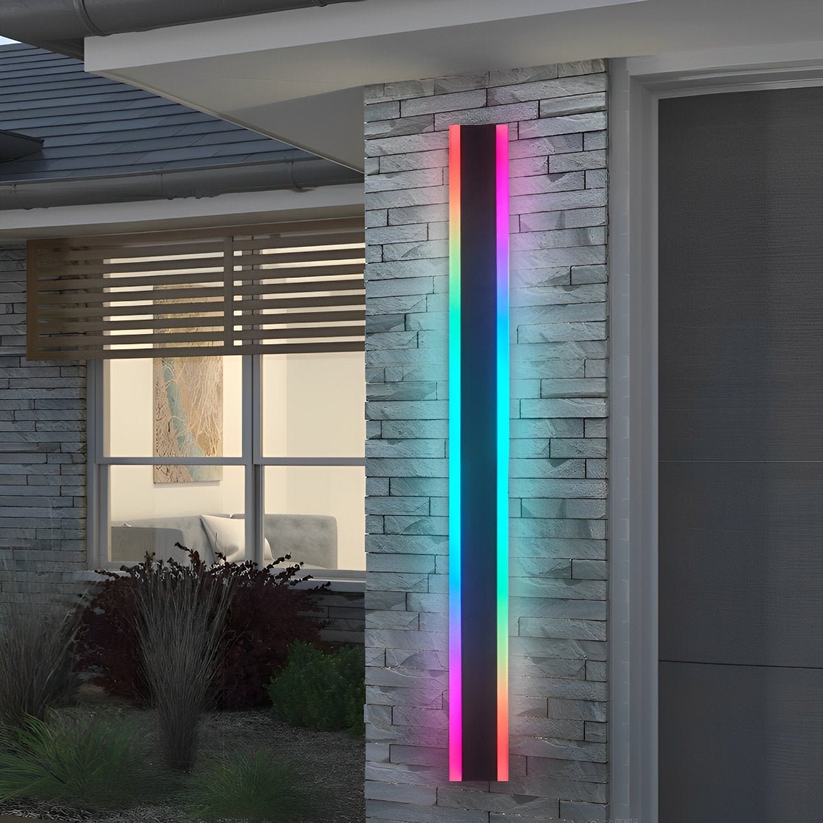 Modern Stainless Steel LED Outdoor Wall Sconce | Waterproof Dimmable Light for Garden 10