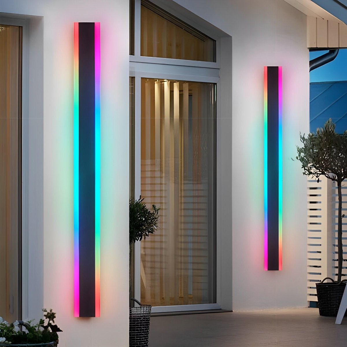 Modern Stainless Steel LED Outdoor Wall Sconce | Waterproof Dimmable Light for Garden 11