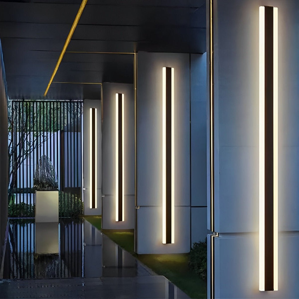 Modern Stainless Steel LED Outdoor Wall Sconce | Waterproof Dimmable Light for Garden 3