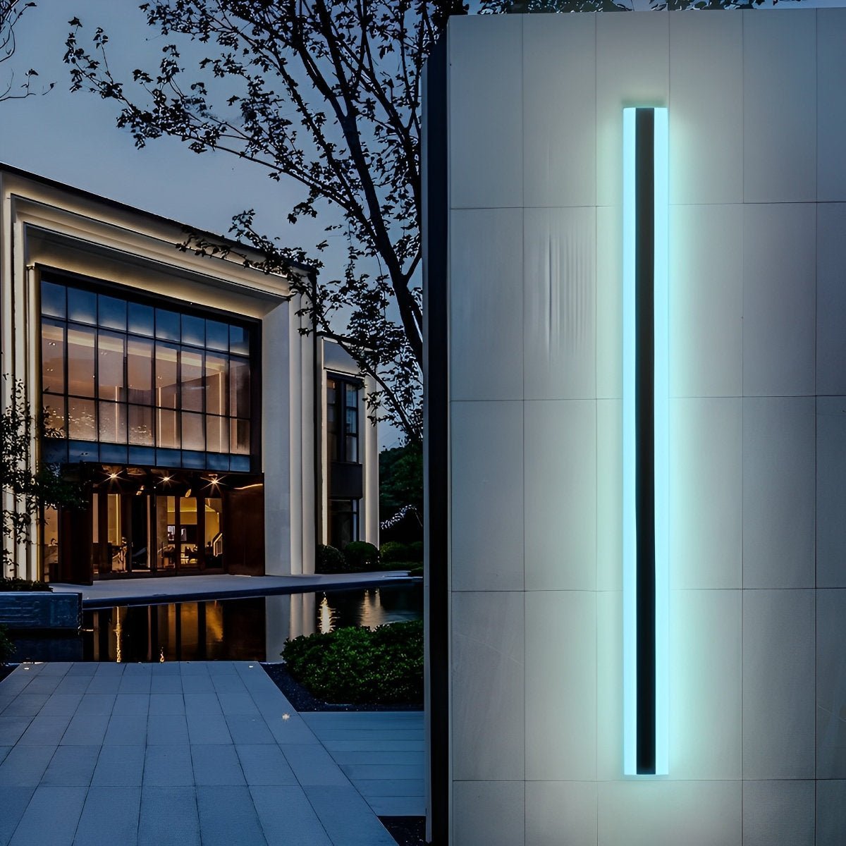 Modern Stainless Steel LED Outdoor Wall Sconce | Waterproof Dimmable Light for Garden 7