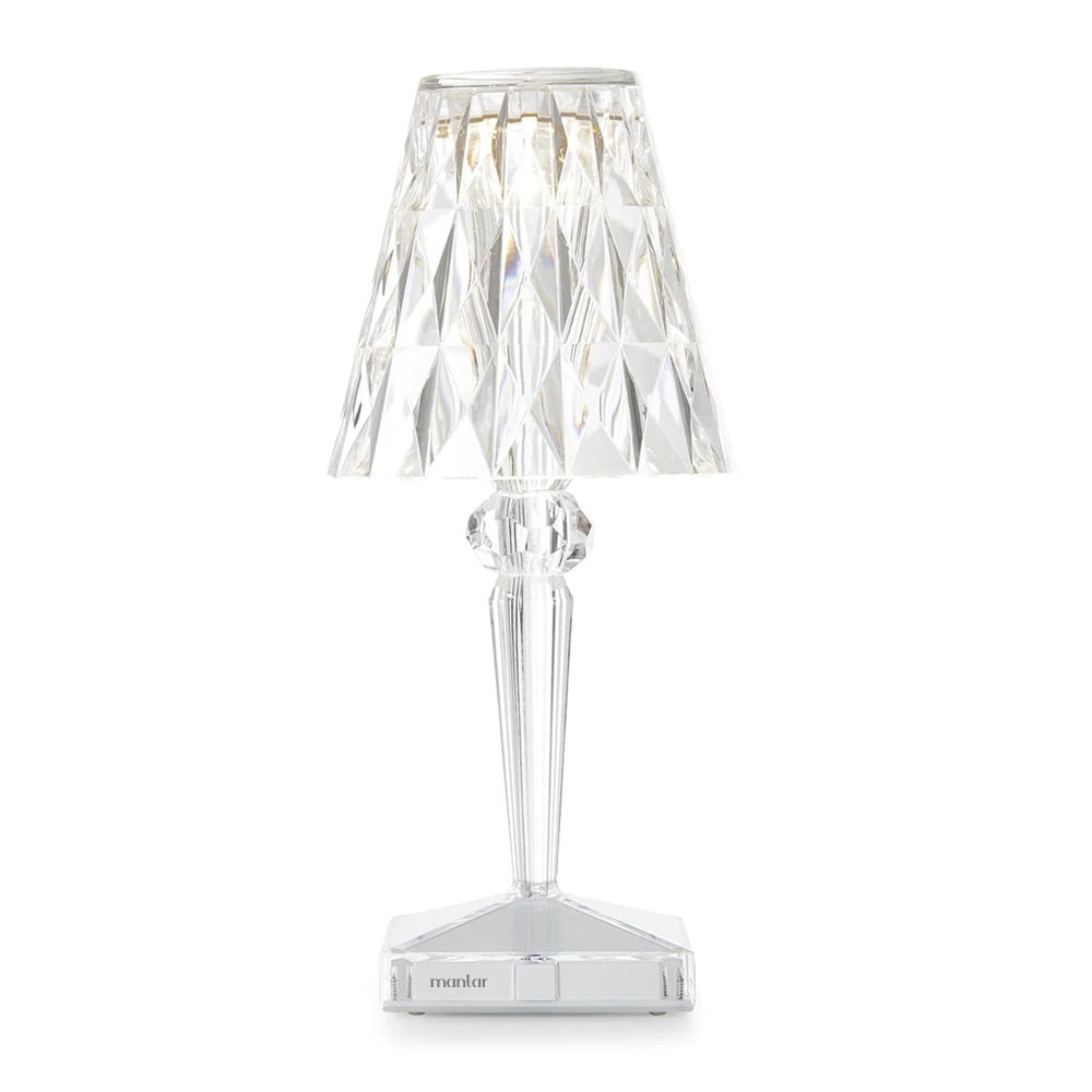 Modern Transparent Thermoplastic Table Lamp | Touch Control Rechargeable Light for Indoor and Outdoor Use 0
