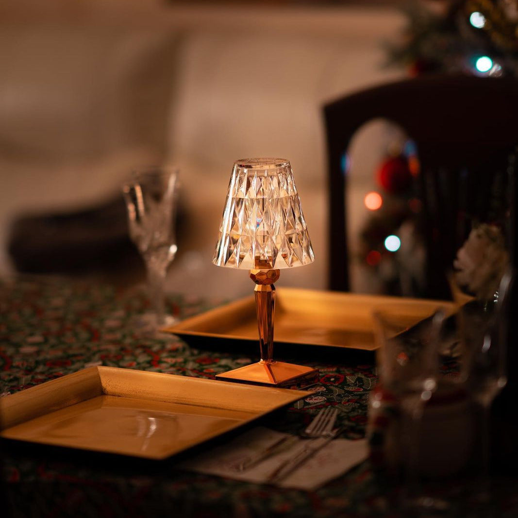 Modern Transparent Thermoplastic Table Lamp | Touch Control Rechargeable Light for Indoor and Outdoor Use 1