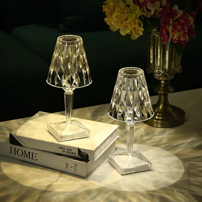 Modern Transparent Thermoplastic Table Lamp | Touch Control Rechargeable Light for Indoor and Outdoor Use 7