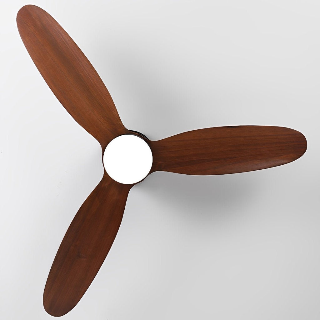 Modern White Ceiling Fan Light with Dimmable LED | Silent DC Motor for Living Room 6