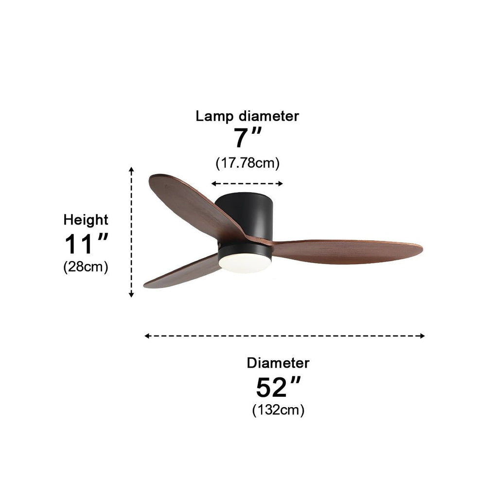 Modern White Ceiling Fan Light with Dimmable LED | Silent DC Motor for Living Room 7