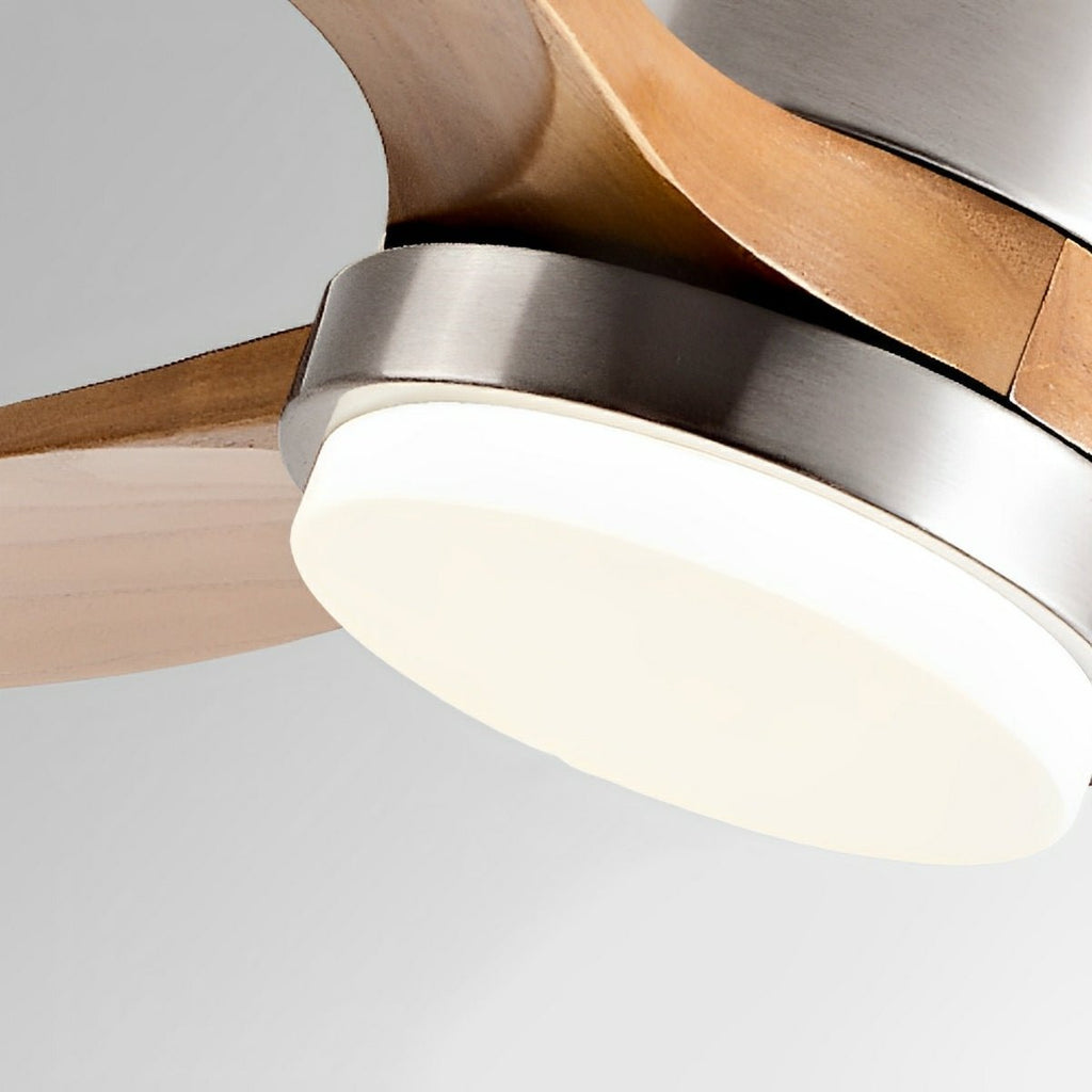 Modern Wood Grain Ceiling Fan with Lights | 6-Speed Remote Control for Living Room 7