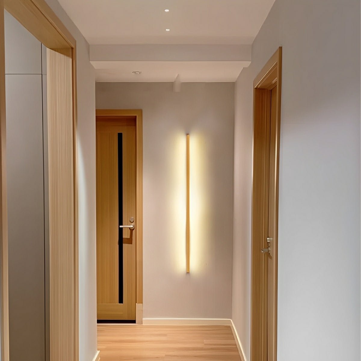 Modern Wood Wall Sconce | Adjustable LED Colour Temperature for Living Room 1