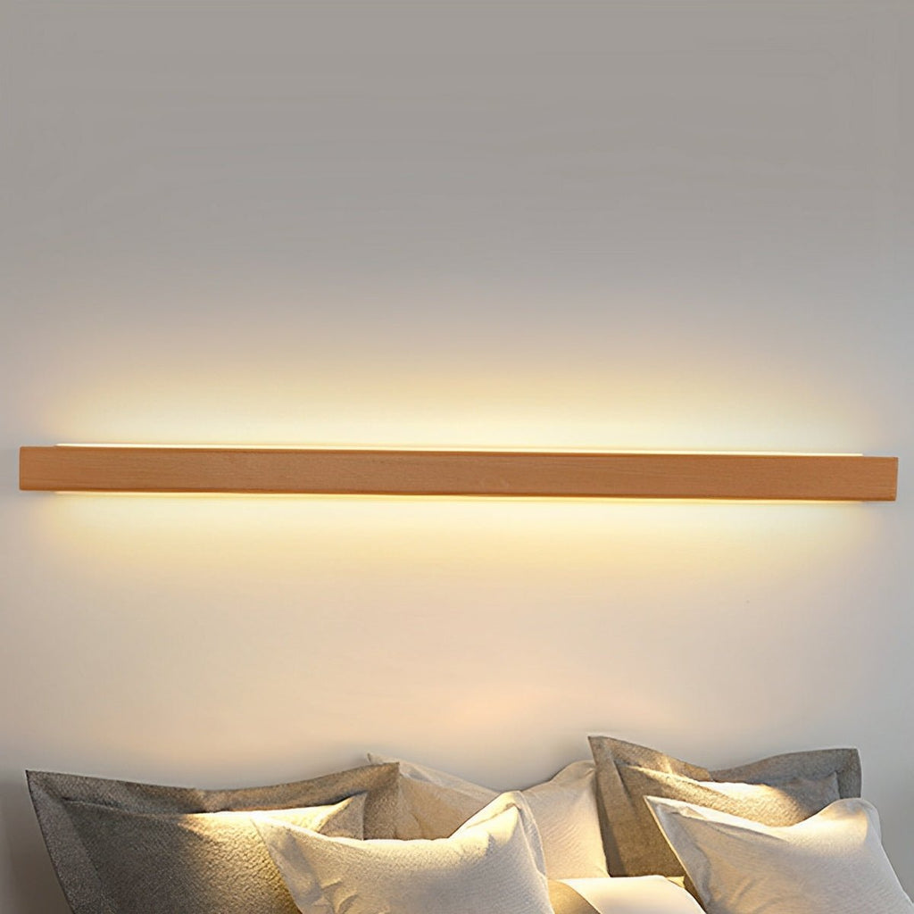 Modern Wood Wall Sconce | Adjustable LED Colour Temperature for Living Room 2