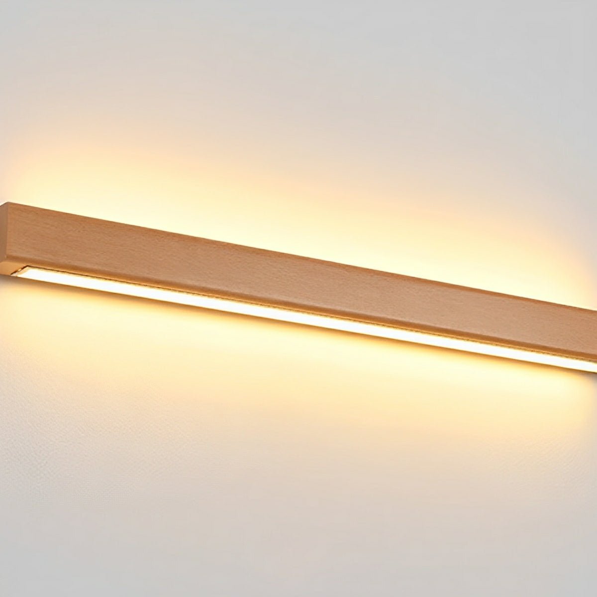 Modern Wood Wall Sconce | Adjustable LED Colour Temperature for Living Room 8