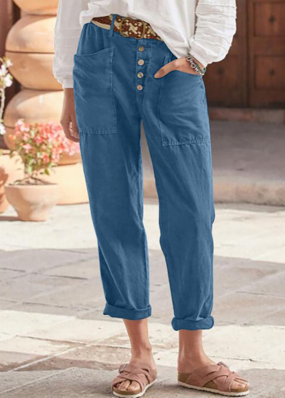 Kynna | Fashion Button Trousers with Pockets