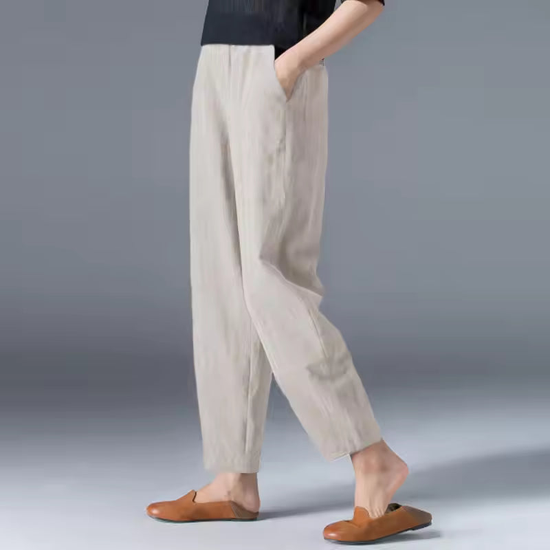 Saela | Versatile Airy Women Pants with Side Pockets