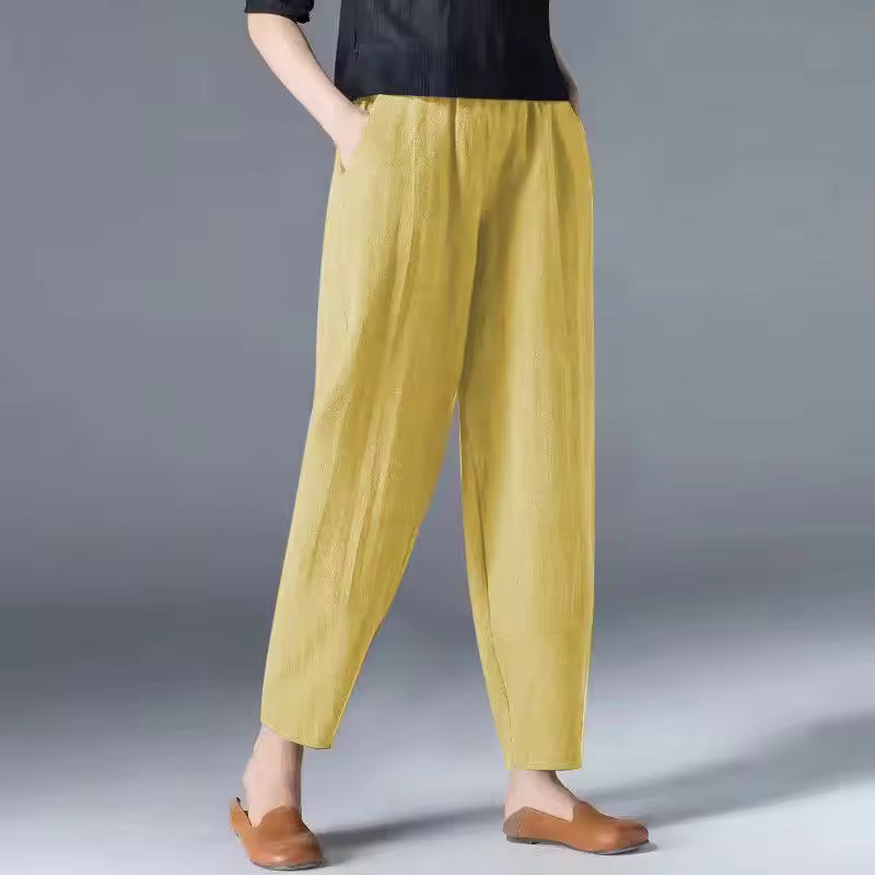 Saela | Versatile Airy Women Pants with Side Pockets