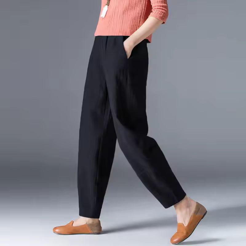 Saela | Versatile Airy Women Pants with Side Pockets