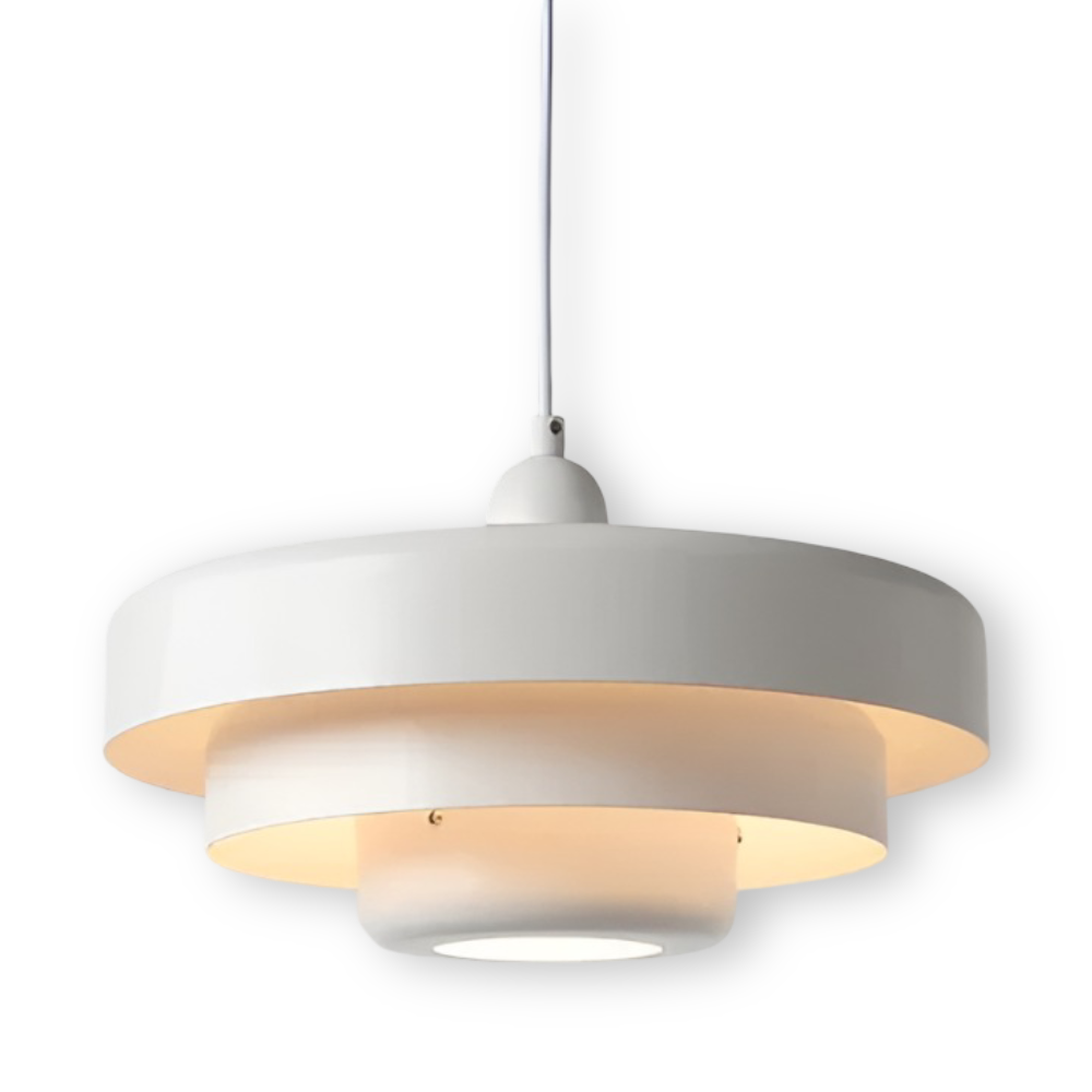 Scandinavian Glass Pendant Light with Integrated Warm LED | Dimmable E27 Bulb for Dining Room 10