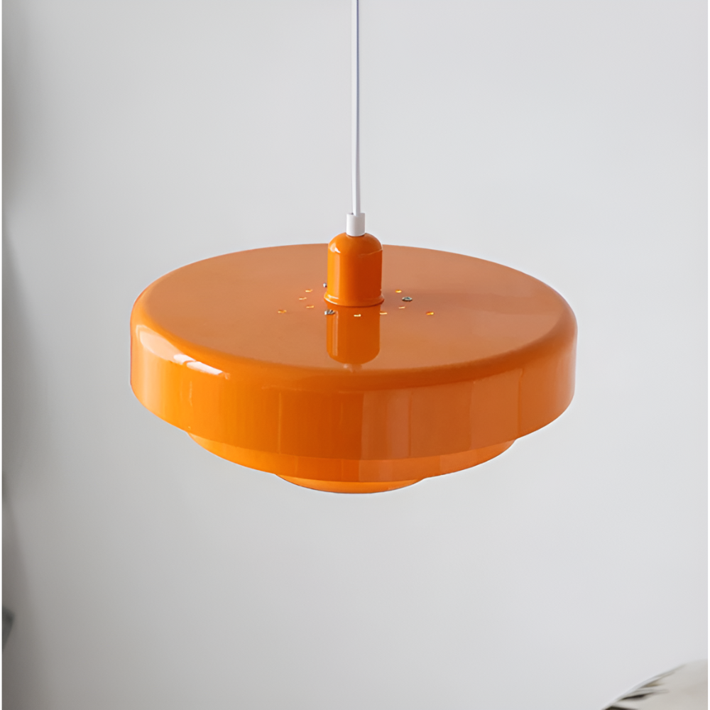 Scandinavian Glass Pendant Light with Integrated Warm LED | Dimmable E27 Bulb for Dining Room 3