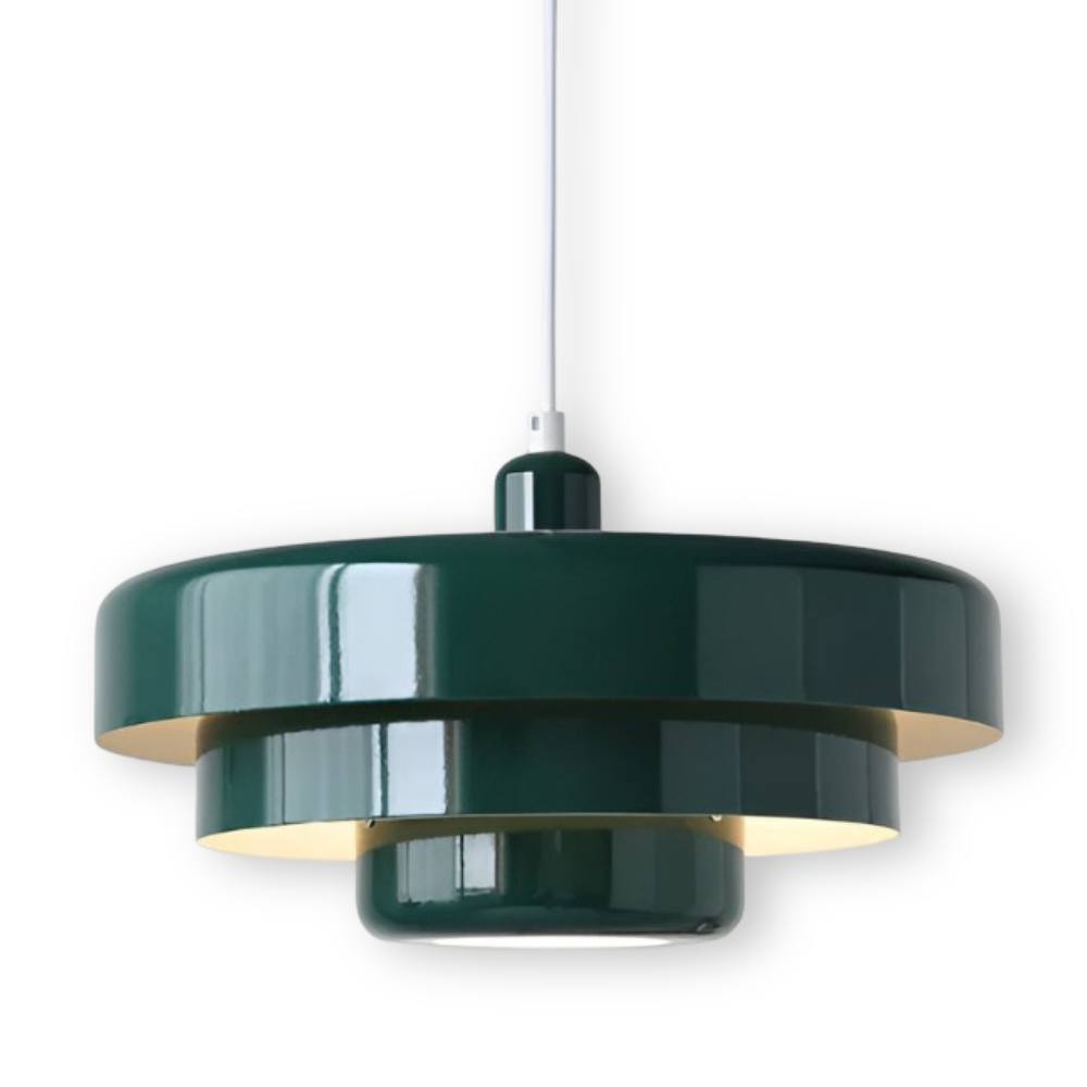 Scandinavian Glass Pendant Light with Integrated Warm LED | Dimmable E27 Bulb for Dining Room 9