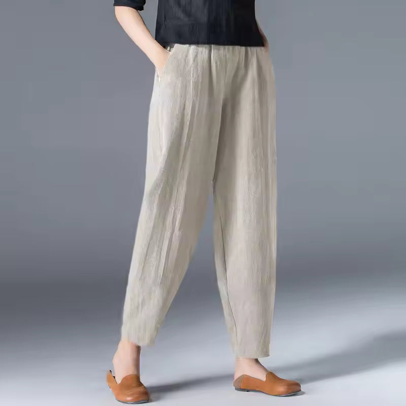 Saela | Versatile Airy Women Pants with Side Pockets