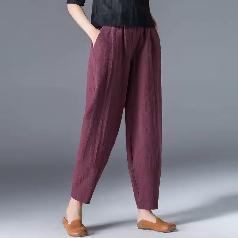 Saela | Versatile Airy Women Pants with Side Pockets