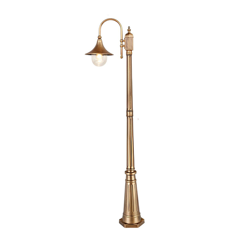 Vintage Black Die-Cast Aluminium Outdoor Pole Light | Waterproof LED Garden Lighting for Pathways 10