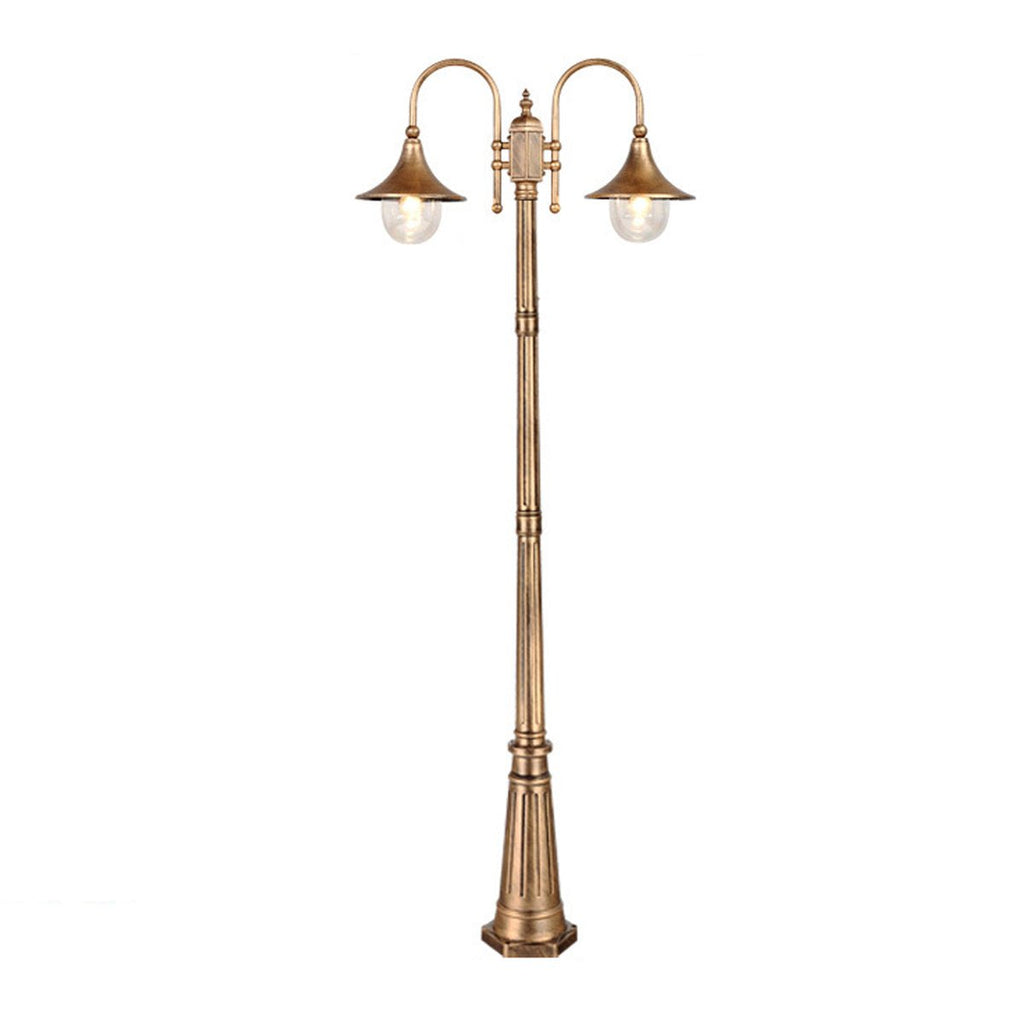 Vintage Black Die-Cast Aluminium Outdoor Pole Light | Waterproof LED Garden Lighting for Pathways 11