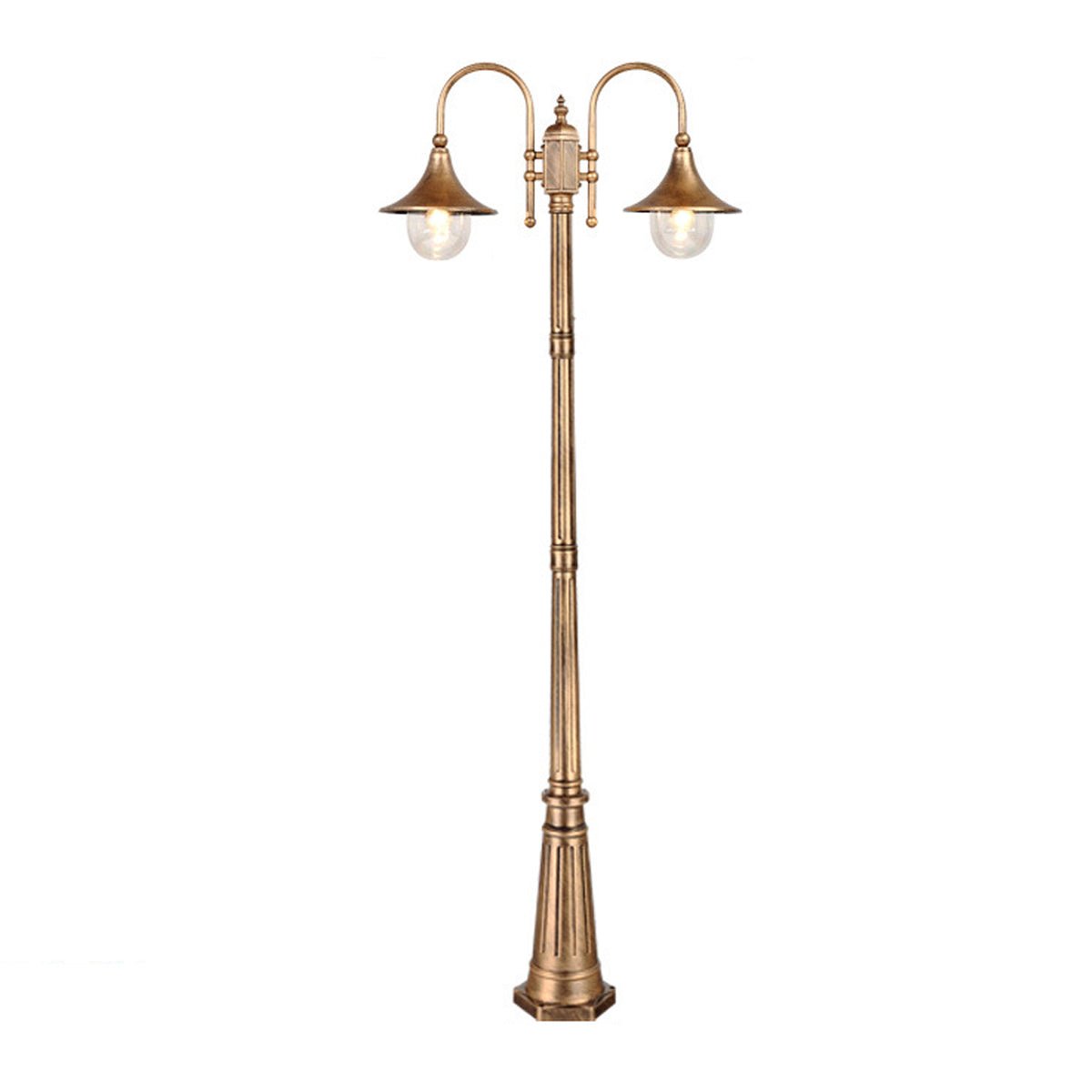 Vintage Black Die-Cast Aluminium Outdoor Pole Light | Waterproof LED Garden Lighting for Pathways 11