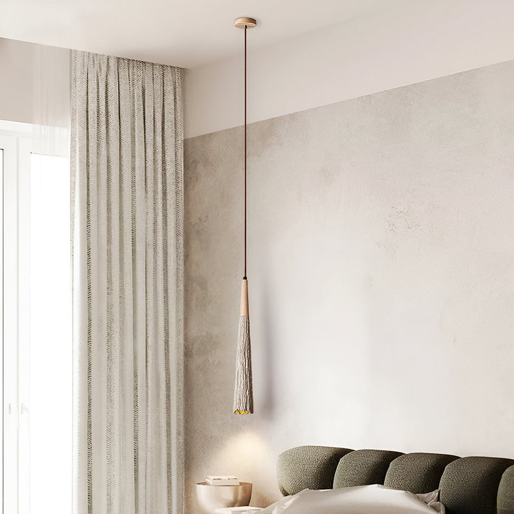 Wabi-Sabi Cement Pendant Light with PVC Shade | E27 LED Compatible for Dining Room 8