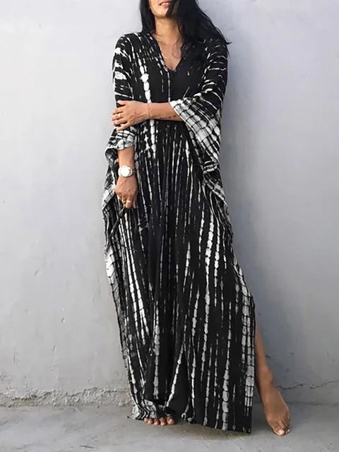 Women's Breathable Cotton Maxi Dress | Relaxed Fit Summer Resort Wear 6